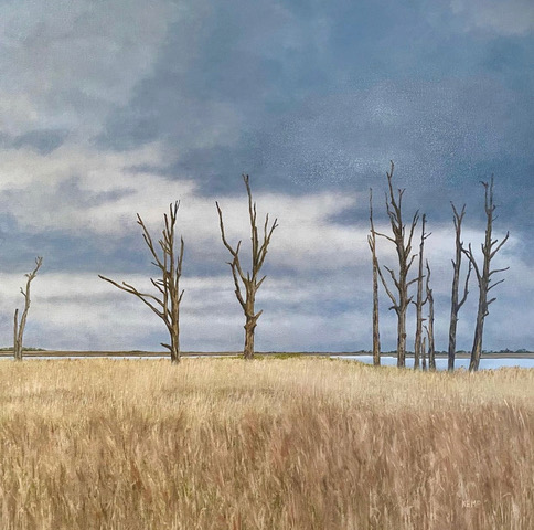 “Ghost Marsh” painting by James Kemp.